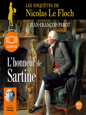 L'honneur de Sartine - Audiobook